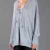 Michael Kors Slouchy Sweater in Gray (silver) - Lyst