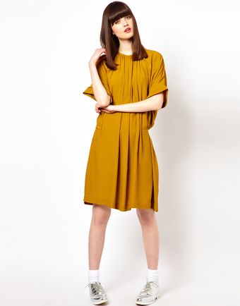Peter Jensen Box Pleat Smock Dress  - Lyst
