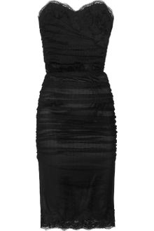 Dolce & Gabbana Lace Bustier Dress - Lyst