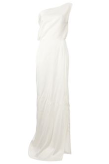Maison Rabih Kayrouz Slit Full Length Dress - Lyst