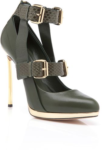 Prabal Gurung Olive Almond Toe Pump - Lyst