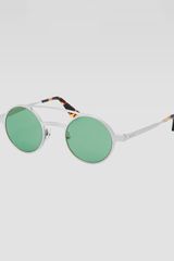 Prada Round Keyhole Sunglasses