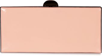 Reiss Rachel Angular Metal Frame Clutch - Lyst