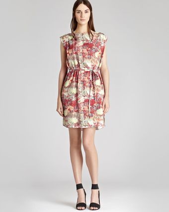 Reiss Printed Dress Brio Tie - Lyst