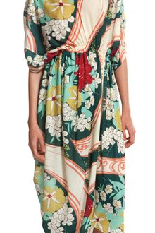 Suno Drapey V Neck Dress - Lyst