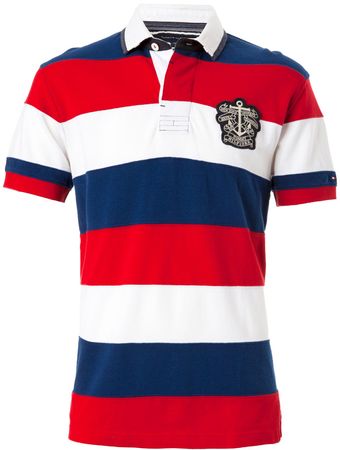 Tommy Hilfiger Bass Stripe Polo - Lyst