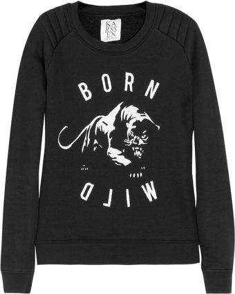 Zoe Karssen Cottonblend Sweatshirt - Lyst