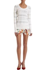 10 Crosby by Derek Lam Floral Track Shorts