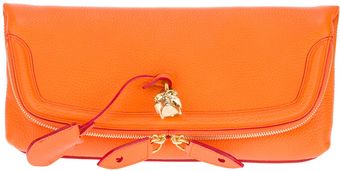 Alexander McQueen Skull Charm Clutch - Lyst