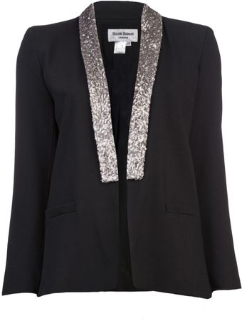 Helene Berman Sequined Tux Jacket - Lyst