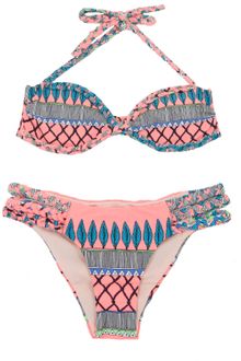 Mara Hoffman Coral Frida Braided Bikini - Lyst