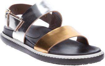 Marni Colour Block Sandal - Lyst