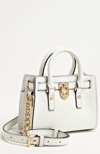 Michael by Michael Kors Hamilton Mini Leather Messenger Bag - Lyst