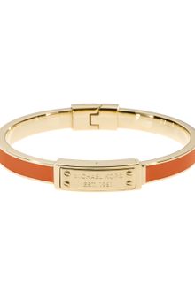 Michael Kors Skinny Logoplaque Bangle - Lyst