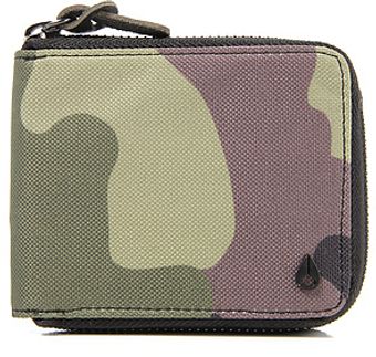 Nixon The Premier Bifold Zip Coin Wallet in Woodland Camo - Lyst