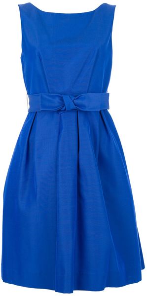 P.a.r.o.s.h. Bow Waist Dress - Lyst