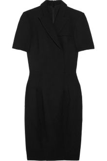Zac Posen Woolcrepe Wrapeffect Dress - Lyst