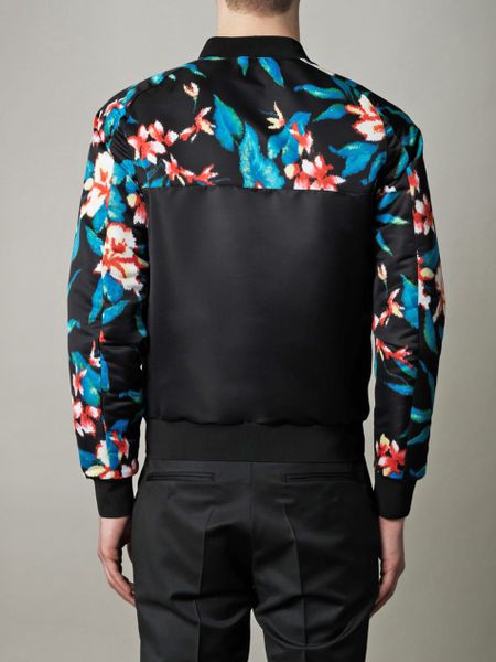 balenciaga flower print jacket