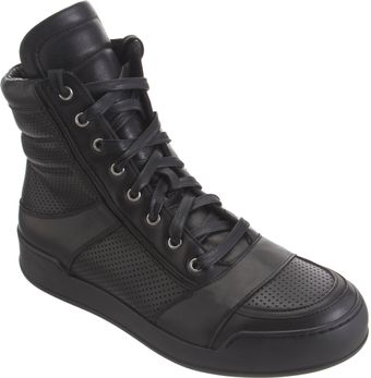 Balmain Side Zip High Top - Lyst