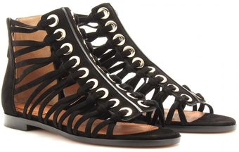 Givenchy Suede Gladiator Sandals - Lyst
