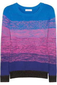 Matthew Williamson Ombré Knitted Cotton Sweater - Lyst
