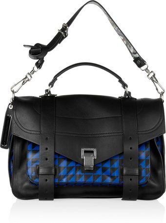 Proenza Schouler Medium Printed Leather Satchel - Lyst