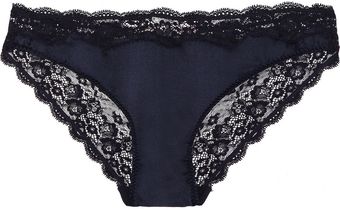 Stella McCartney Clara Whispering Stretchsilk and Lace Briefs - Lyst