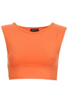 Topshop Basic Sleeveless Crop Top - Lyst