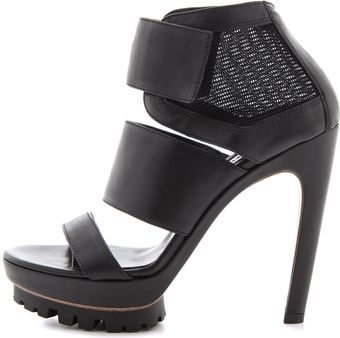 Vic Matie' Lug Sole Velcro Sandals - Lyst