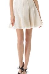 Rebecca Taylor Tweed Flare Skirt
