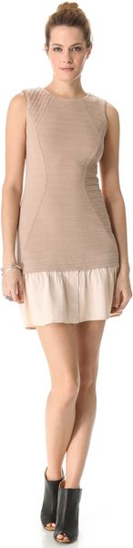 Cut25 By Yigal Azrouël Textured Ponte Dress - Lyst