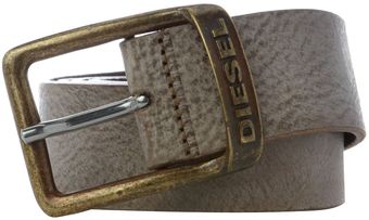 Diesel Bannys Logo Buckle Belt - Lyst