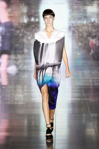 Mary Katrantzou Fall 2013 Runway Look 6 - Lyst