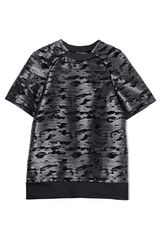 Alexander Wang Foil Printed Cocoon Back Tee