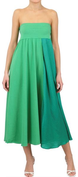 Antonio Marras Cotton Voile and Jersey Long Skirtdress - Lyst