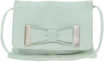 Asos Leather Bow Across Body Bag - Lyst