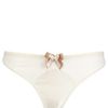 Bordelle Techno Mesh Thong in White (off white) - Lyst