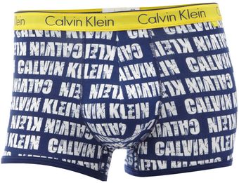 Calvin Klein Logo Print Underwear Trunk - Lyst