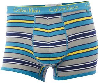 Calvin Klein Surfboard Stripe Underwear Trunks - Lyst
