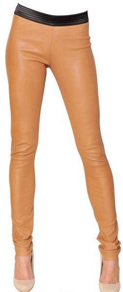 Drome Stretch Nappa Plongé Trousers - Lyst