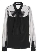 Jason Wu Sheer Bow Blouse