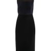 Lulu & Co Sheer Top Dress in Blue (navy) - Lyst
