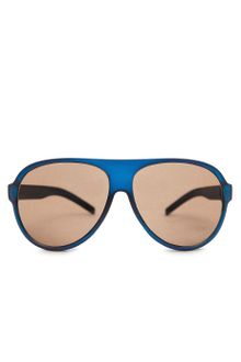 Mango Aviator Acetate Frame Sunglasses - Lyst