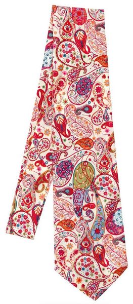 Manuel Vanni Printed Satin Cotton Seven Fold Tie - Lyst