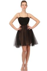 Maria Lucia Hohan Draped Front Tulle Dress