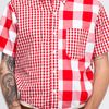 Mark Mcnairy Short Sleeve Gingham Fun Shirt in White for Men (red) - Lyst