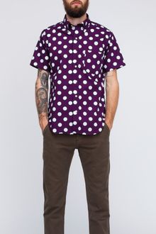 Mark Mcnairy Short Sleeve Big Dot Button Down Shirt  - Lyst
