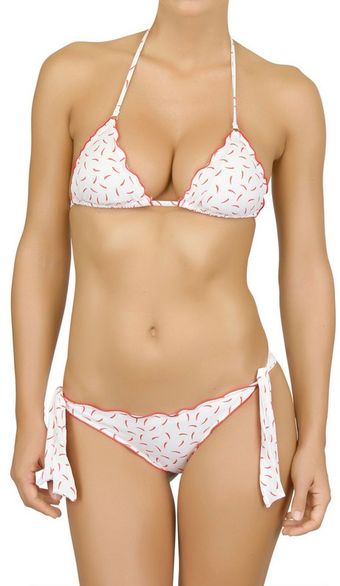 Nina Senicar Pepper Printed Lycra Brazilian Bikini - Lyst