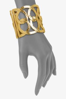Oscar de la Renta Hammered Loop Cuff Bracelet - Lyst