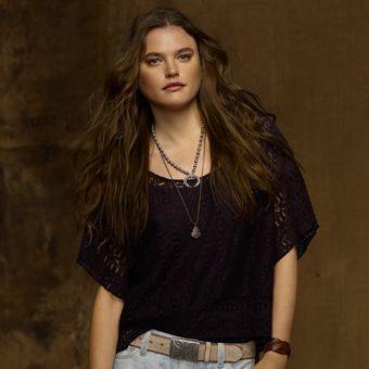 Ralph Lauren Antique Lace T-shirt - Lyst